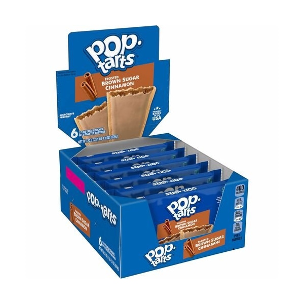 Keebler POP TARTS, BROWN SUGAR AND CINNAMO, 6PK - KEB31132