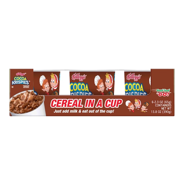 Kelloggs Kellogg's Cocoa Krispies Cereal 2.3 oz. Bowl, PK60 - 3800031966