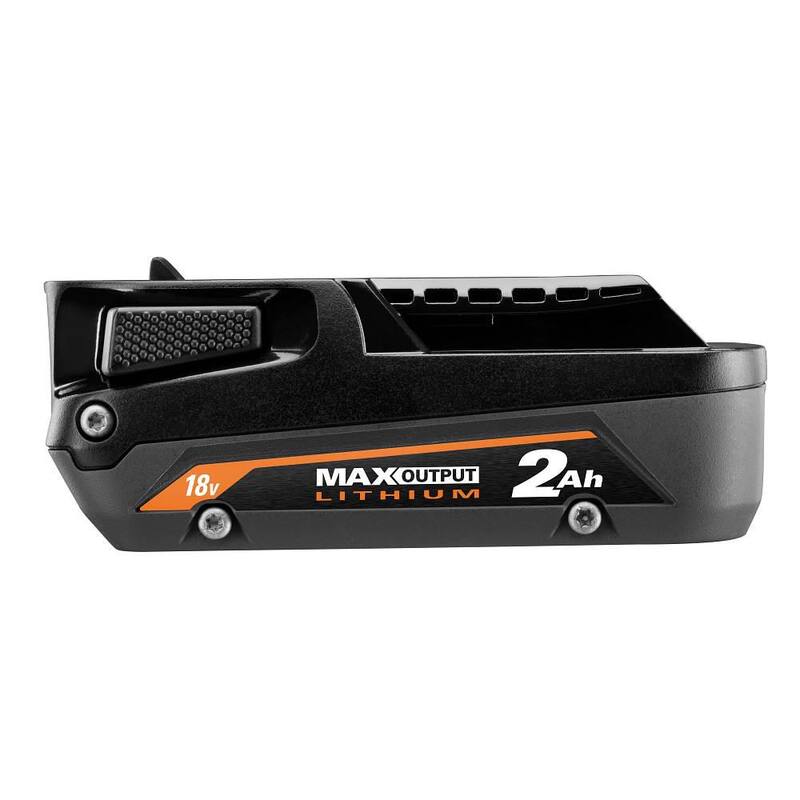 Kit de herramienta múltiple oscilante inalámbrica sin escobillas RIDGID de 18V con batería de salida máxima de 2.0 Ah y cargador de 18V - R86240KN.