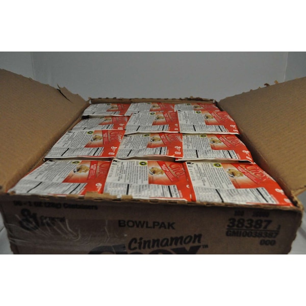 Chex Cereal Cinnamon Chex Cereal Single Serve Bowlpak 1 oz., PK96 - 16000-38387