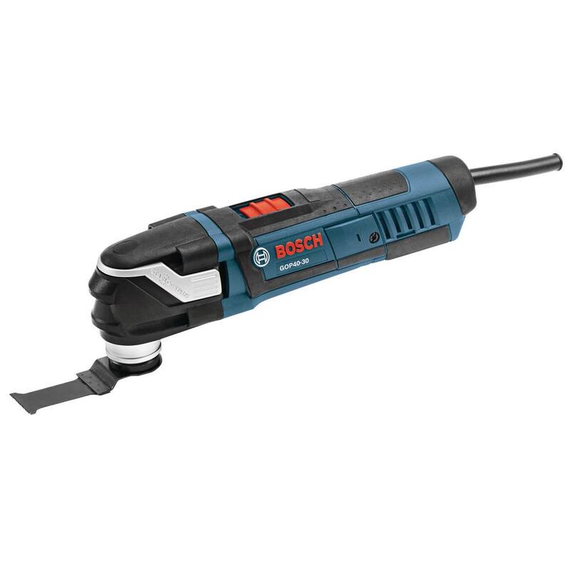 Kit de herramienta multifuncional oscilante con cable de 4 amperios StarlockPlus de Bosch con estuche (30 piezas) - GOP40-30C