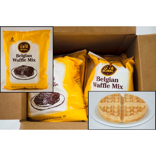Gold Medal Gold Medal Belgian Waffle Mix 60 oz., PK8 - 16000-11805