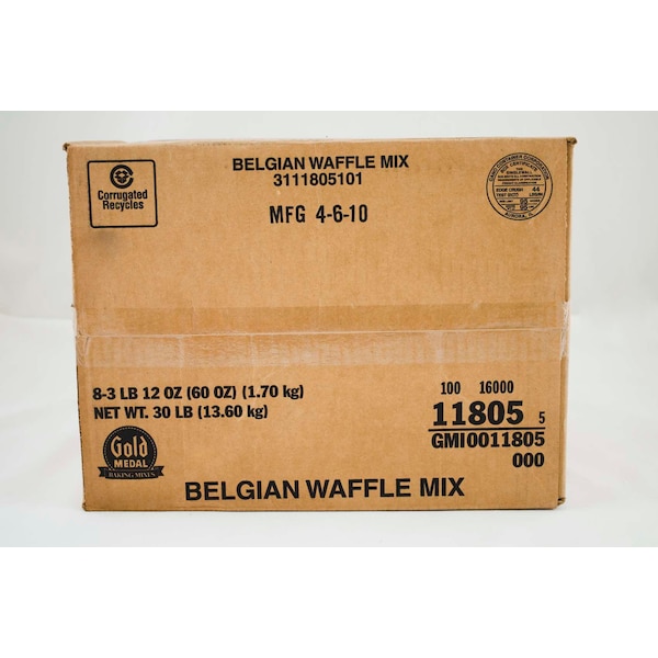 Gold Medal Gold Medal Belgian Waffle Mix 60 oz., PK8 - 16000-11805
