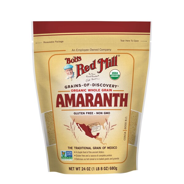 Bobs Red Mill Natural Foods Bob's Red Mill Organic Amaranth Grain 24 oz. Pouches, PK4 - 6000S244