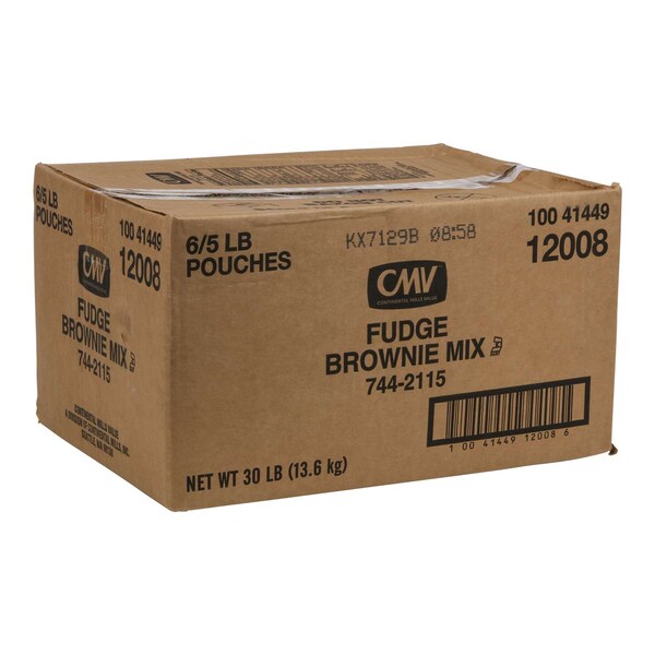 Continental Mills Continental Mills Value Fudge Brownie Mix 5lbs Bag, PK6 - 744-2115