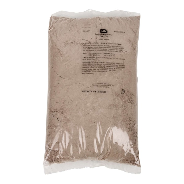 Continental Mills Continental Mills Value Fudge Brownie Mix 5lbs Bag, PK6 - 744-2115