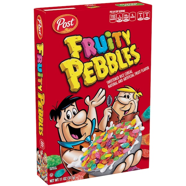 Post Post Gluten Free Fruity Pebbles Cereal 11 oz. Box, PK12 - 88016