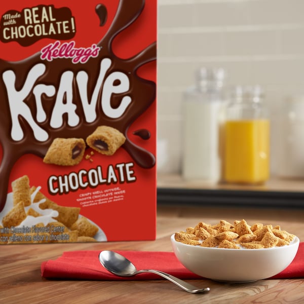 Kelloggs Kellogg's Krave Chocolate Cereal 35 oz. Bag, PK4 - 3800072010