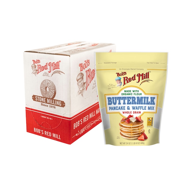 Bobs Red Mill Natural Foods Bob's Red Mill Buttermilk Pancake And Waffle Mix 24 oz. Bag, PK4 - 6170S244