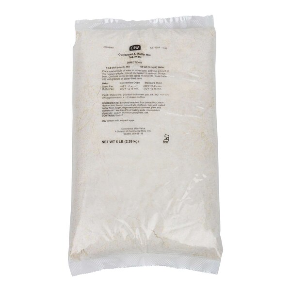 Continental Mills Continental Mills Value Cornbread & Muffin Mix 5lbs Bag, PK6 - 744-2135