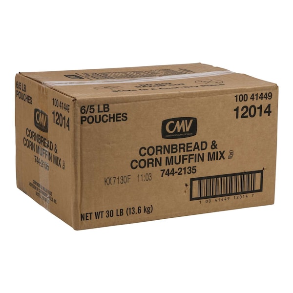Continental Mills Continental Mills Value Cornbread & Muffin Mix 5lbs Bag, PK6 - 744-2135