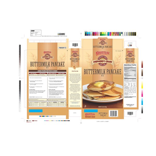 Shepherds Grain Shepherd's Grain Krusteaz Professional Buttermilk Pancake Mix, PK6 - 731-5634
