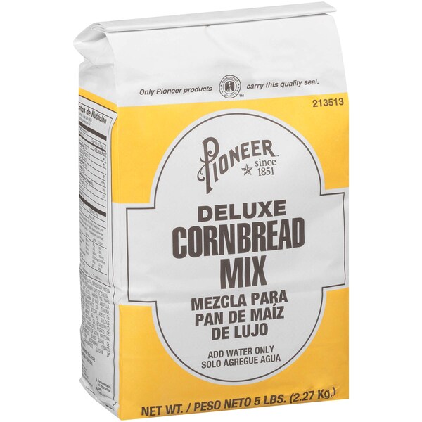 Pioneer Pioneer Trans Fat Free Complete Deluxe Corn Bread Mix 5lbs, PK6 - 213513