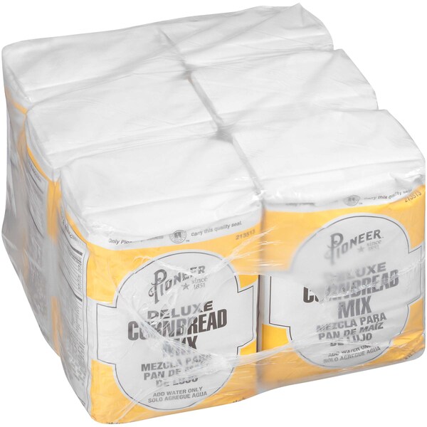 Pioneer Pioneer Trans Fat Free Complete Deluxe Corn Bread Mix 5lbs, PK6 - 213513