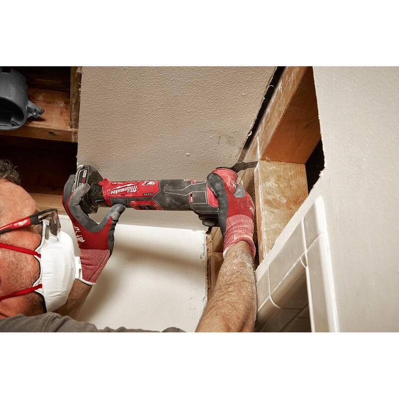 Herramienta oscilante inalámbrica de 12V Milwaukee M12 FUEL de iones de litio y Sierra Sable M12 FUEL HACKZALL - 2526-20-2520-20