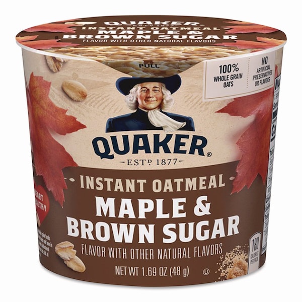 Quaker Instant Oatmeal, Maple Brown Sugar, 1.69 oz Packet, 24PK - QUA31971