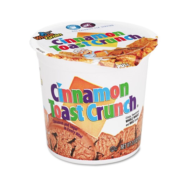 General Mills Cinnamon Toast Crunch Cereal, Single-Serve 2 oz Cup, 6PK - GEM13897