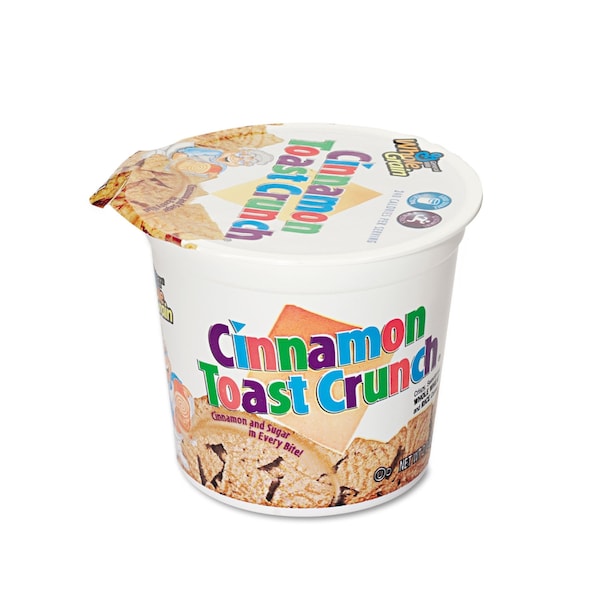 General Mills Cinnamon Toast Crunch Cereal, Single-Serve 2 oz Cup, 6PK - GEM13897