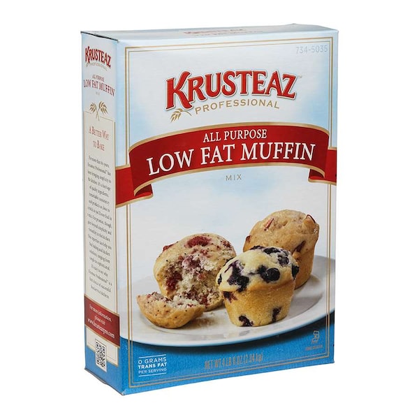 Krusteaz Krusteaz Professional All Purpose Low Fat Muffin Mix 4.5lbs Box, PK6 - 734-5035