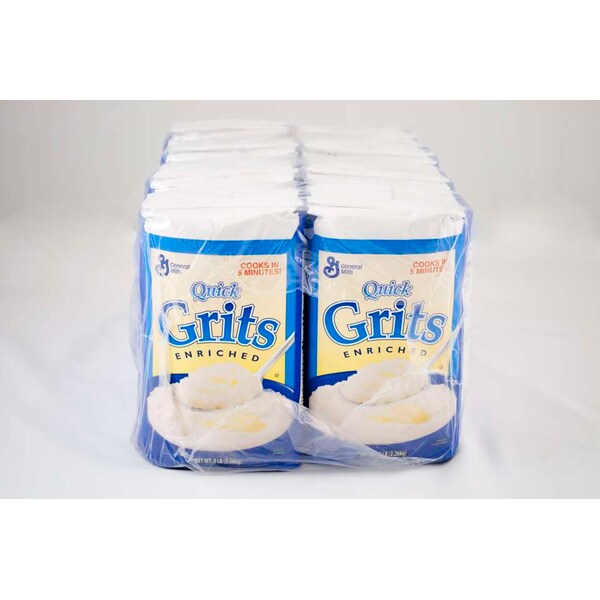Pillsbury Quick Grits Cereal Bulk Enriched White Corn 5lbs, PK8 - 16000-14357