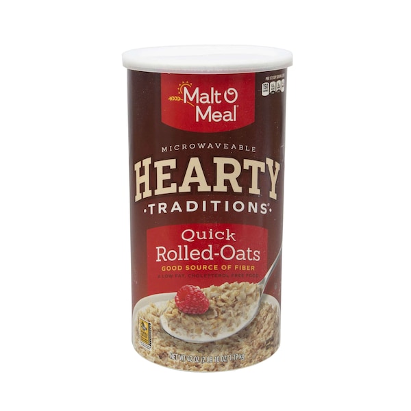 Malt O Meal Malt O Meal Hearty Traditions Quick Rolled-Oats 42 oz., PK12 - 04650