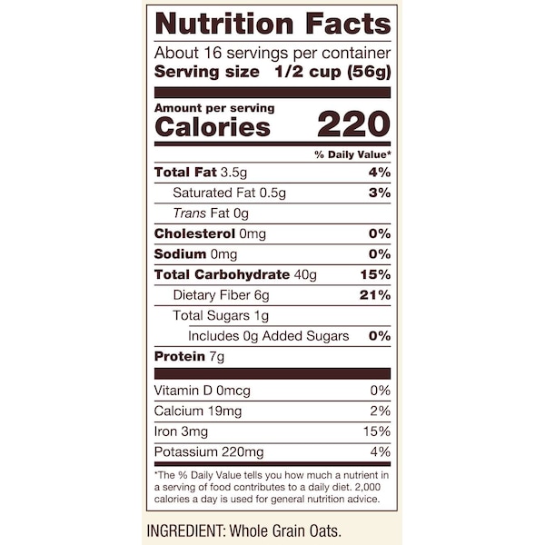 Bobs Red Mill Natural Foods Bob's Red Mill Gluten Free Extra Thick Rolled Oats 32 oz. Bag, PK4 - 1981S324