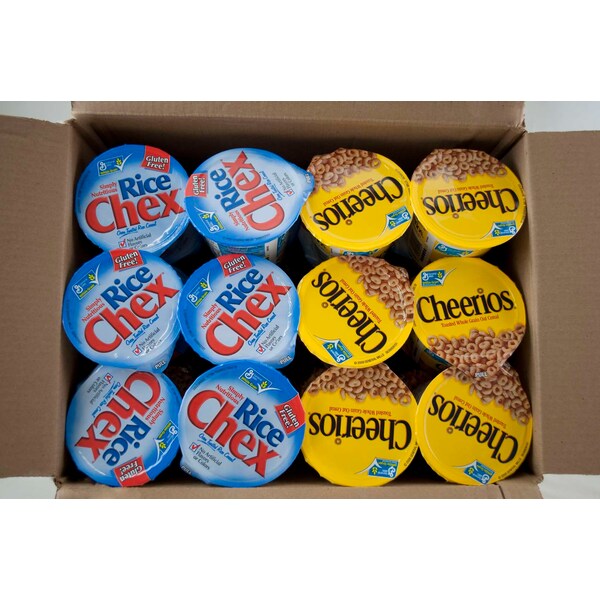 General Mills Cereal Goodness Variety Pack Single Serve Serve Cup 2.02 oz., PK60 - 16000-31154