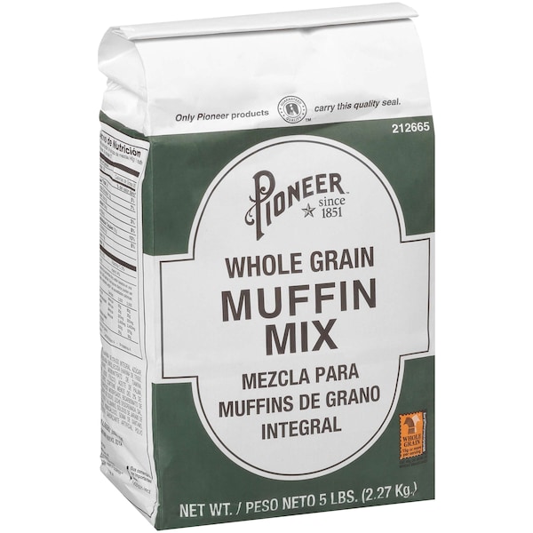 Pioneer Pioneer Whole Grain Muffin Mix 5lbs, PK6 - 212665