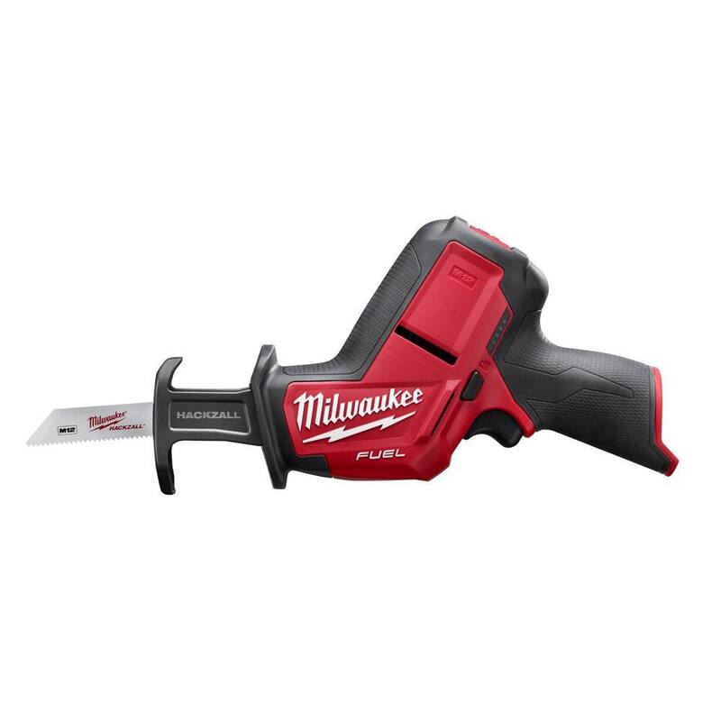 Herramienta múltiple oscilante inalámbrica Milwaukee M12 FUEL 12V de iones de litio y HACKZALL con dos baterías de 3.0 Ah - 2526-20-2520-20-48-11-2412.