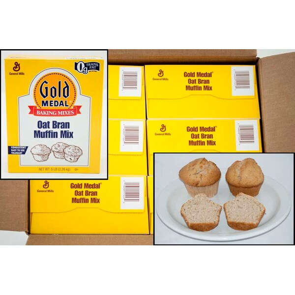 Gold Medal Gold Medal Baking Mixes Oat Bran Muffin Mix 5lbs, PK6 - 16000-11447