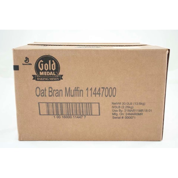 Gold Medal Gold Medal Baking Mixes Oat Bran Muffin Mix 5lbs, PK6 - 16000-11447