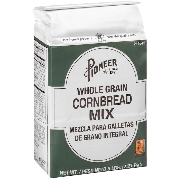 Pioneer Pioneer Whole Grain Corn Bread Mix 5lbs, PK6 - 212643