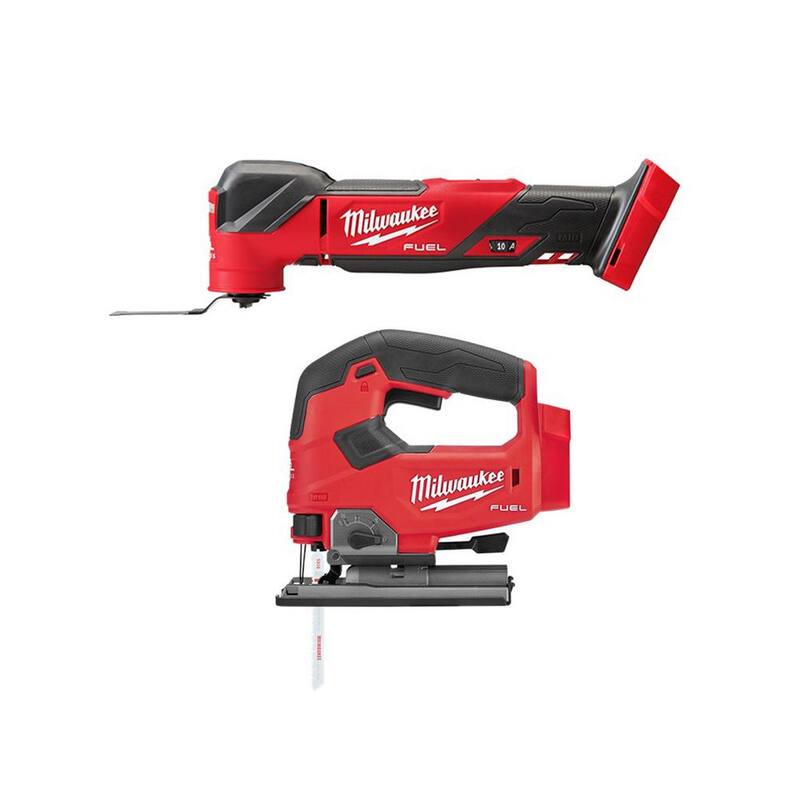 Milwaukee M18 FUEL 18V Lithium-Ion Inalámbrica Sin Escobillas Herramienta Multifuncional Oscilante con Sierra de Calar FUEL (Sólo Herramienta) - 2836-20-2737-20