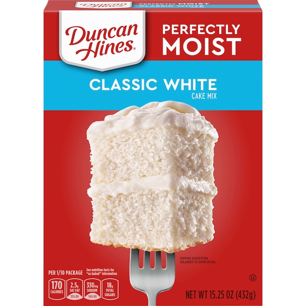 Duncan Hines Duncan Hines Classic White Mix 15.25 oz., PK12 - 4420930750