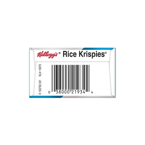Kelloggs Kellogg's Rice Krispies Cereal .88 oz., PK70 - 3800021933