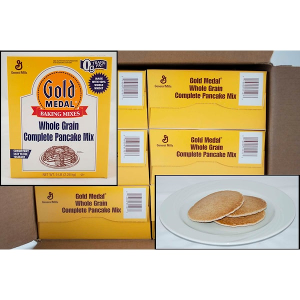 Gold Medal Gold Medal Baking Mixes Whole Grain Complete Pancake Mix 5lbs, PK6 - 16000-31527