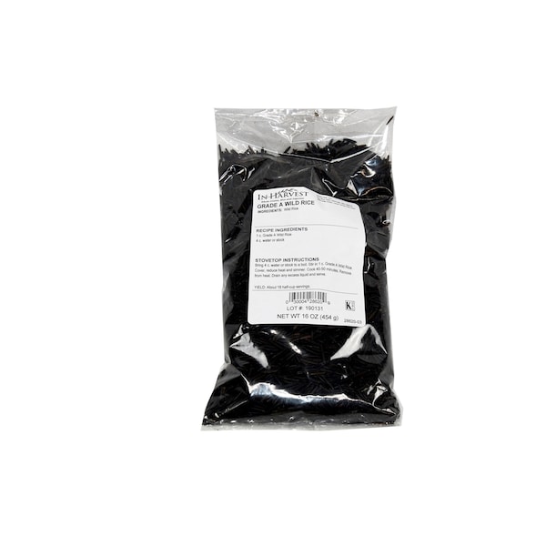 Inharvest Wild Rice Grade A 1lbs, PK12 - 30521