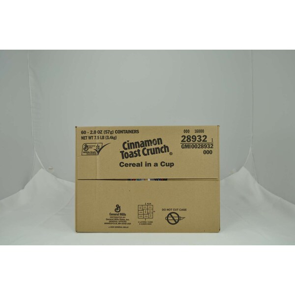 Cinnamon Toast Crunch Cinnamon Toast Crunch Cereal Single Serve Cup 2 oz., PK60 - 16000-28932