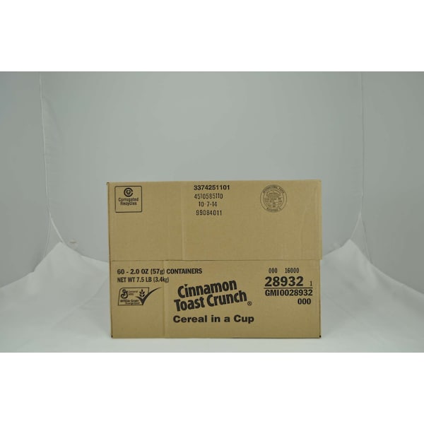 Cinnamon Toast Crunch Cinnamon Toast Crunch Cereal Single Serve Cup 2 oz., PK60 - 16000-28932