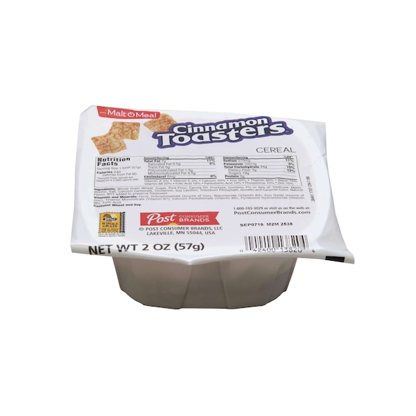 Malt O Meal Malt O Meal Cinnamon Toasters Cereal 2 oz. Bowl, PK48 - 13820