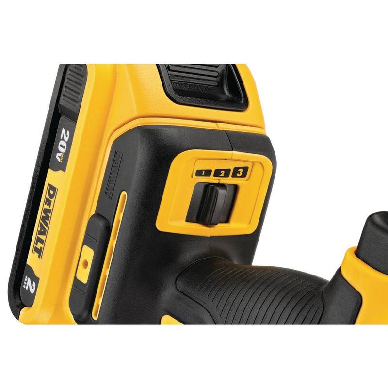 DEWALT 20V MAX XR Herramienta Multiuso Oscilante Inalámbrica sin Escobillas de 3 Velocidades, (1) Batería 20V 2.0Ah y (1) Batería 4.0Ah - DCS356D1WDCB240