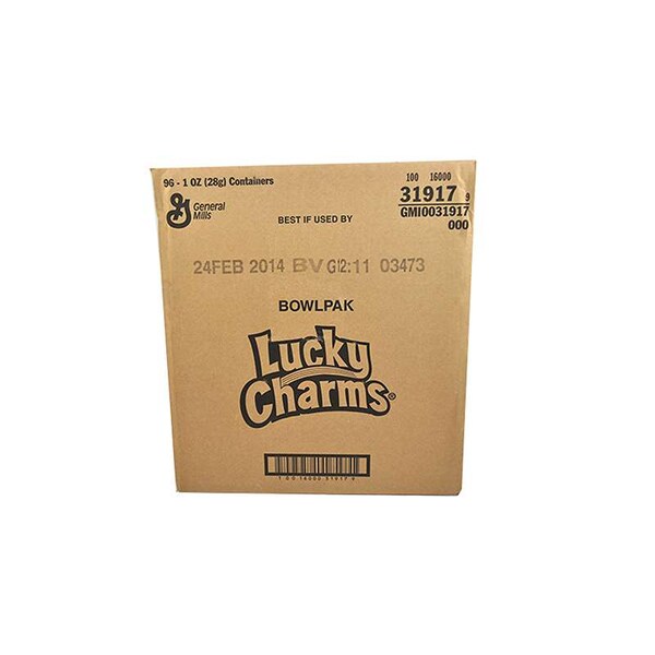 Lucky Charms Lucky Charms Cereal 1 oz. Bowl, PK96 - 16000-31917