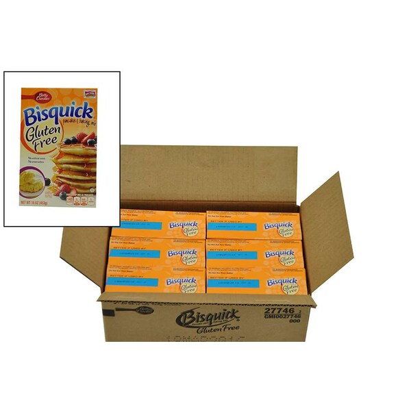 Bisquick Betty Crocker Bisquick Pancake & Baking Mix Gluten-Free 16 oz., PK6 - 16000-27746