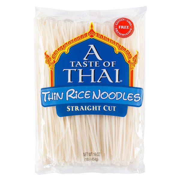 A Taste Of Thai Thin Rice Noodles, PK6 - 8081