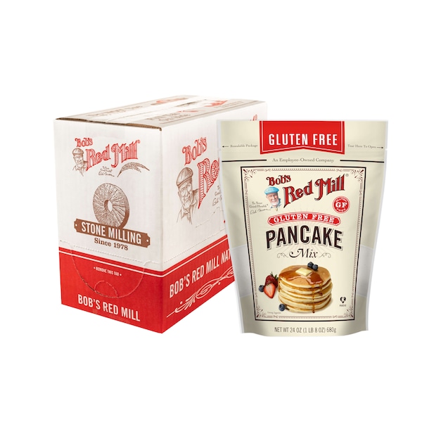 Bobs Red Mill Natural Foods Bob's Red Mill Gluten Free Pancake Mix 24 oz. Bag, PK4 - 1610S244