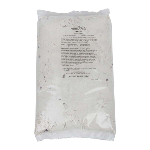Continental Mills Continental Mills Value Imitation Blueberry Muffin Mix 5lbs Bag, PK6 - 744-2120