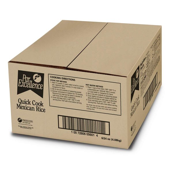 Producers Rice Mill Par Excellence Mexican Seasoned Rice Mix 24 oz., PK6 - P1PM073C1