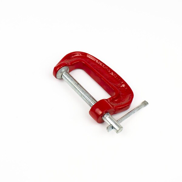 Excel Blades Miniature Iron Frame 2" C Clamp, with Twist on off Spindle Clamp, 6pk - 55916