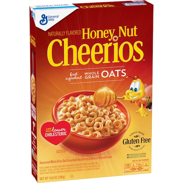 Cheerios Honey Nut Cheerios Cereal Box 10.8 oz., PK12 - 16000-12479