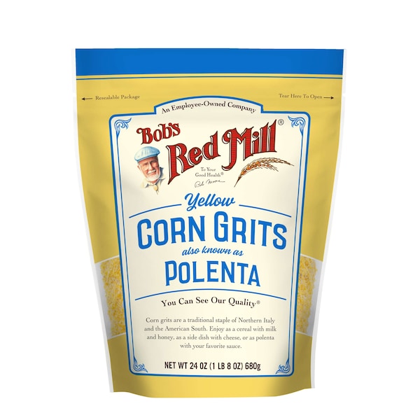 Bobs Red Mill Natural Foods Bob's Red Mill Corn Grits 24 oz. Resealable Pouches, PK4 - 1145S244